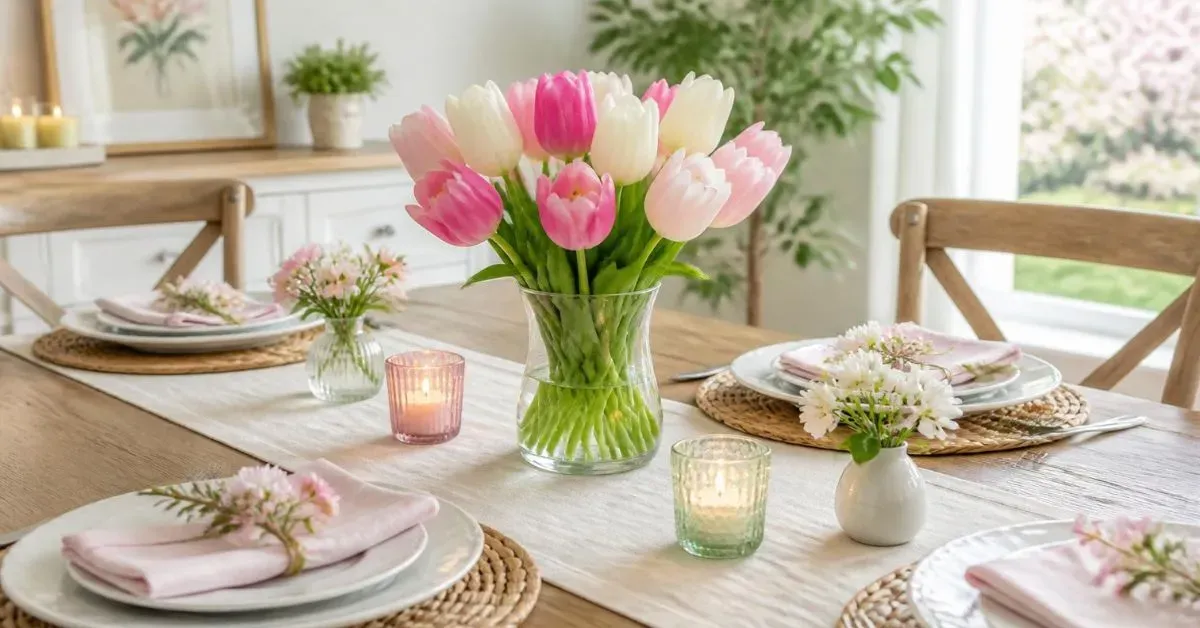 Spring Table Decor Idea