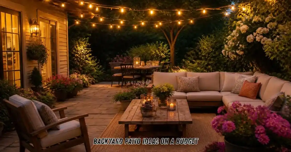 backyard patio ideas on a budget