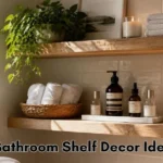 bathroom shelf decor ideas