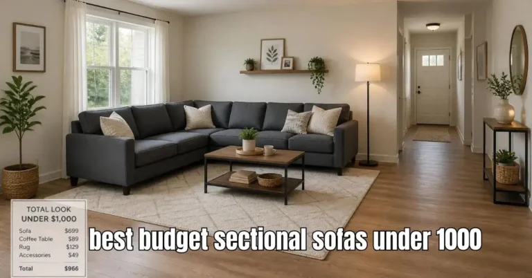 best budget sectional sofas under 1000