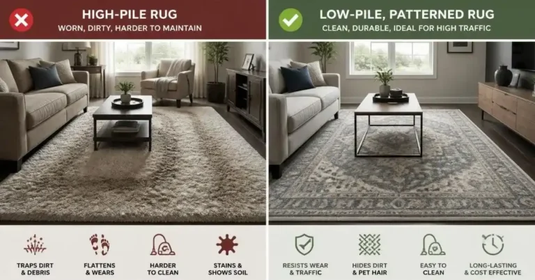 best rugs for high traffic living room