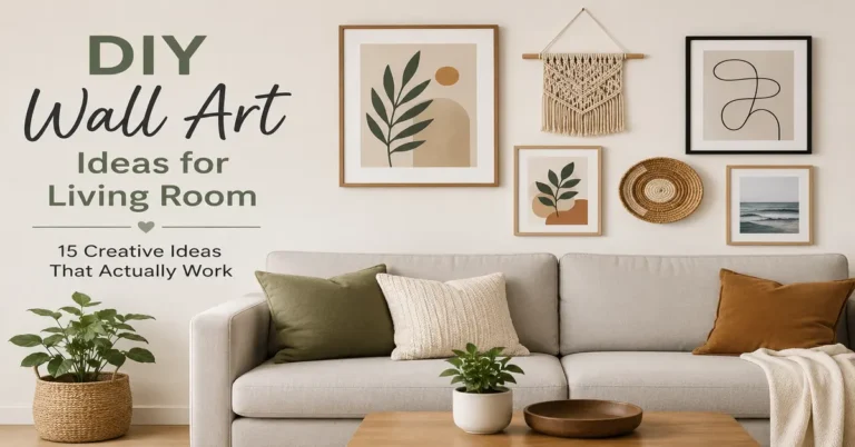 diy wall art ideas for living room