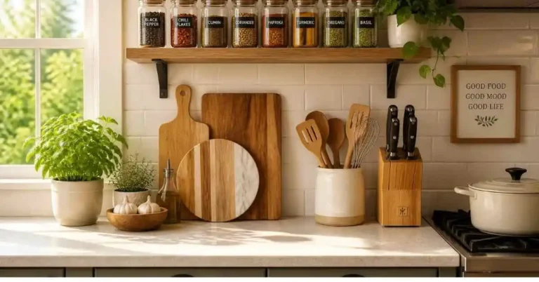 how to organize kitchen countertops