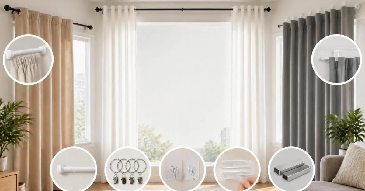 no sew curtain ideas for renters
