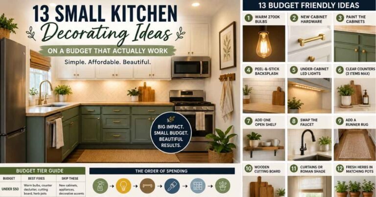 Small Kitchen Decorating Ideas on a Budget